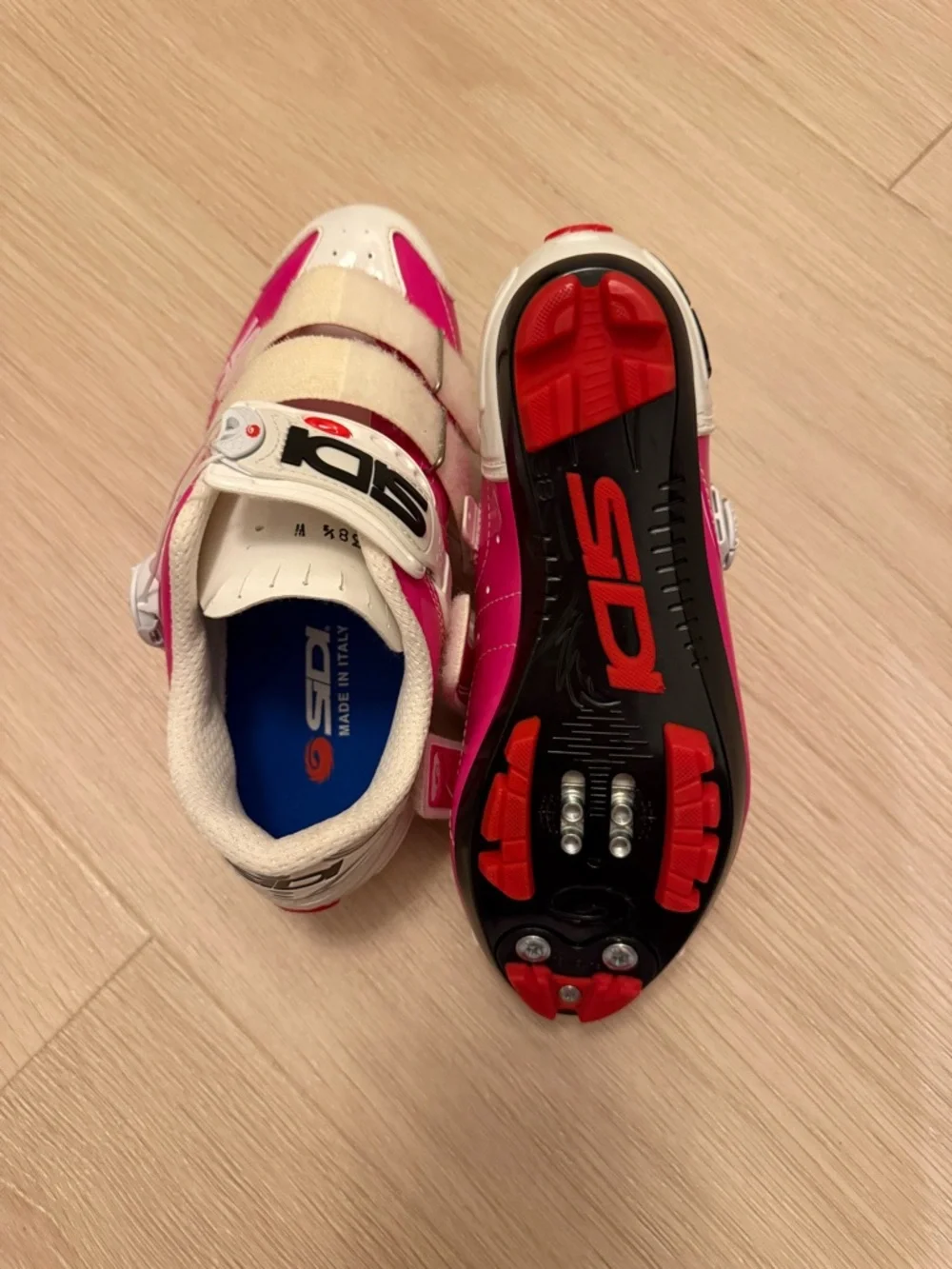 Sidi Women's Athletic Cycling Shoes - White & Pink - Picture 5 of 8